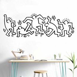Modern stylish abstract art deco wall sticker removable sticker notebook car glass decor vinyl wall decal home bedroom dress up