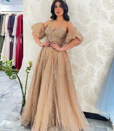 Aso Ebi Gold Lace Prom Dress Sweetheart A-Line Evening Formal Party Second Reception Birthday Bridesmaid Engagement Gowns Dresses Robe De Soiree Zj372 407