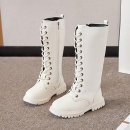 Boots Fashion Children For Boys Girls High Kids Winter Warm European Style Motorcycle Waterproof Snow 230613