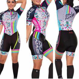 Cycling Jersey Sets Dunas Women's Triathlon Clothes Short Sleeve Cycling Jersey Skinsuit Sets GEL Maillot Ropa Ciclismo MTB Bike Jumpsuit Kits 230612