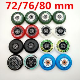 Skate Accessories 80mm roller wheel skate wheel inline skate wheel 80 mm 76 MM 72 mm 85a 90a 230612
