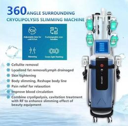 Best quality Slimming Cryotherapy Machine Weight Loss 360 Body Contouring Cryolipolysis ultrasonic vacuum lipo weight loss laser fat freezing beauty machine DHL