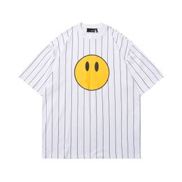 D rew shirt Designer smiling face T-shirts Printed Fashion man angels T-shirt Cotton Casual Tees Short Sleeve Luxury Hip Hop Streetwear T-Shirt SIZE S-XL Y28