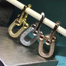 Luxury Jewelry S925 Sterling Silver Women's Fashion Earrings Couple Gift High Quality and Low Price R230613