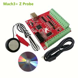 Controller mach3 control plate breakout board 4 axis driver motion card Z Axis probe Levelling sensor cnc milling maching control plate