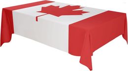 Table Cloth Canadian Flag Cover - Rectangular | Patriotic Decorative Party Suppli