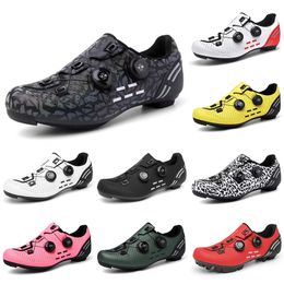 2023 cycling shoes men women Black Red White Dark Green Grey Yellow Pink mens trainers outdoor sports sneakers