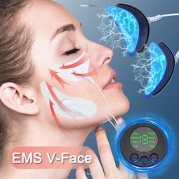 Face Massager Current Muscle Stimulator Lifting Eye Beauty Neck Lift Skin Tightening AntiWrinkle Tools 230612