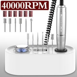 Nail Art Kits Drill Machine 40000RPM Gel Polisher for Manicure Electric Salon Tools 230613