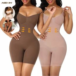 Women's Shapers Fajas Colombianas Seamless Skims Women Sculpting Bodysuit Push Up Butt Lifter Thigh Slimmer Slimming Underwear 230612