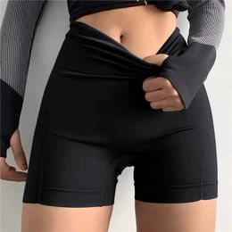 Women's Shorts Women Seamless Safety Shorts Yoga Pants Ladies Protective Shorts Under The Skirt High Waist Sexy Sports Push Up Boxer Shorts