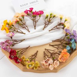 Dried Flowers 20Pcs Artificial Diy Christmas Decoration Wreaths for Home Wedding Bouquet Bridal Accessories Clearance