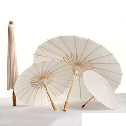 Umbrellas Chinese Mini Craft Oil Paper Bridal Parasols Umbrella Retro Dance Prop Ceaft Oilpaper 4 Size Bh1690 Tqq Drop Deliv Dhh9C