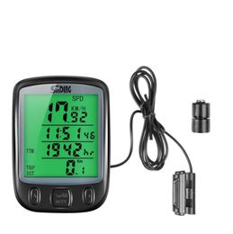 Bike Speedometer Wired Odometer Bike Watch LED Screen Can Measure Watch Rain Resistant Mountain Bike Computers