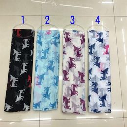 fashion new chihuahua print scarves and shawls animal dog pattern wrap hijab mix 4 Colour whole 10pcs lot shippin226S