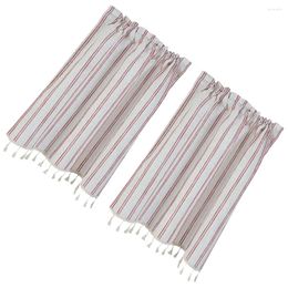 Curtain Short Window Washable Home Supply Linen Curtains Japanese Korean Style Household Kitchen Wear-resistant Room Retro