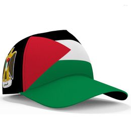 Ball Caps Palestine Baseball Free Custom Name Number Team Logo Palaestina Hats Ple Country Travel Tate Palestina Nation Flag Headgear