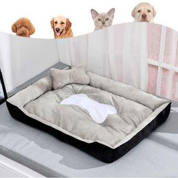 Pens Super Soft Sofa Dog Beds Waterproof Bottom Soft Fleece Warm Bed For Dog Plus Size Soft Pet Bed Cat Bed Winter