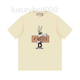 Women's T-Shirt designer New Year of the Rabbit Bunny Short Sleeve T-shirt for Summer Couples Versatile Original Quality W3AW