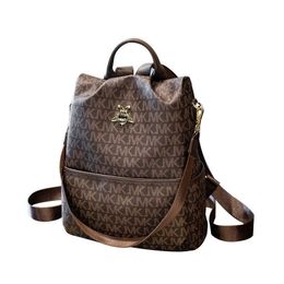 Women's 2023 New Super Fire Large Capacity Anti Theft Backpack Versatile Travel Fashion Shoulder Bag