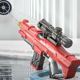 Sand Play Water Fun Electric Gun High Pressure Large Capacity Guns for Kid Beach Toys Outdoor Games Shooting Battle R230613