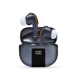 J68 TWS Bluetooth 5.0 Headphones Digital Display Gaming Fone Ecouteur Touch Control Wireless Headsets Earbuds Earphone lotus