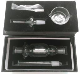 Nectar Collector Kit Glass Nectar Collectar Tips with Titanium and Nail Dabber Dish Domeless Joint 14mm 18mm