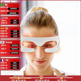 Face Care Devices Electric Eye Massager Anti Wrinkle Massage Ageing LED Rechargeable Device Beauty Tool 230613