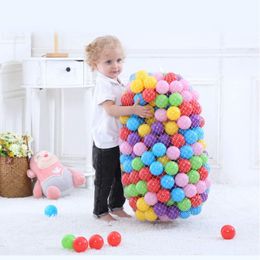 Party Balloons 50Pcs Plastic Baby Balls Water Pool Ocean Wave Ball for Kids Games Swim Pit With Basketball Hoop Play House Outdoors Tents Toys 230612