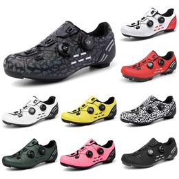 2023 cycling shoes men Black Red White Dark Green Grey Yellow Pink mens trainers outdoor sports sneakers