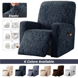 Chair Covers 1 2 3 4 Seater Recliner Sofa Cover Stretch Armchair Lazy Boy Reclining Protcetor Decor Home Living Room 230613