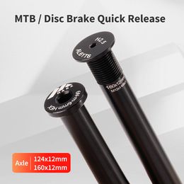 Bike Groupsets MANA Highway MTB Road Disc Brake Skewer Thru Axle Quick Release Bicycle Parts Only 88g Superlight Alloy 7075 Material MAQR08 230612