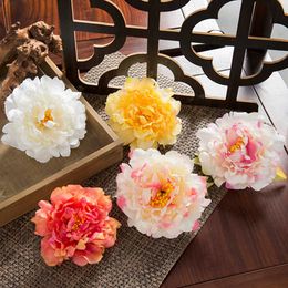 Dried Flowers 100Pcs Artificial Silk Peony Diy Christmas Wreath Decorations for Home Wedding Bridal Accessories Clearance