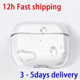 For Airpods pro 2 2nd generation airpod 3 pros Headphone Accessories Solid TPU Protective Earphone Cover Wireless Charging Shockproof Case