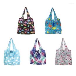 Storage Bags Nonwoven Reusable Shopping Women Foldable Tote Bag Folding Large Capacity Handbags Portable Cloth Eco Grocery