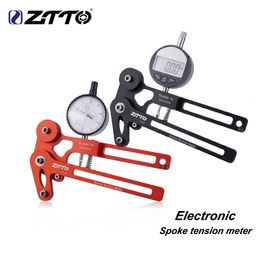 Bike Spokes ZTTO MTB TC02 Electronic Tension Metre Tool Mechanical High Precision Indicator Wheel Builders Spoke Checker 230612