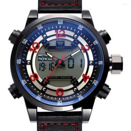 Wristwatches AMST Mens Sports Watches Dive 50m Digital LED Military Watch Men Fashion Casual Electronics Clock