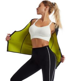 T-Shirts 2022 New Neoprene Tshirts Women Sauna Tshirts Fitness Women U Neck Long Sleeve Zip Shirt Lady Girl Body Shaper Slimming Tops