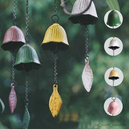 Garden Decorations Traditional Outdoor Wind Chime Cast Iron Indoor Iwachu Wind Bless with Wind Chimes and Temple Bells Wind R230613