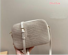 designer Large capacity straw bags Tote Shopping Bag Coconut shoulder Bags fashion Beach vacation luxury classic Holiday Woven handbags tgra
