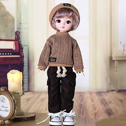 Dolls BJD 1 6 32CM Fat Doll Girls' Dress Up DIY Toys Include Clothes and Canvas Shoes 230613