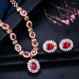 Necklace Earrings Set High Quality Wedding For Brides Fashion Luxury And Jewellery Sets Women