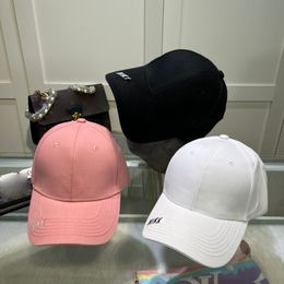 Couple Summer Sports Designer Ball cap Outdoor Vacation Travel Date Letter Embroidery 3 Colours casquette