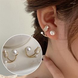 Stud Earrings Ins Tulip Pearl Personality Fashion Korean White Earring Women Sweet Romantic Party Jewellery Decoration Gifts