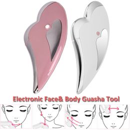 Face Massager Electric Gua Sha Guasha Microcurrent Lift Machine Scraping Massage Tool Anti Aging Wrinkle Remover Slimming 230612