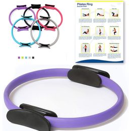 Yoga Circles Pilates Circle Post Natal Repair Pelvic Floor Muscle Trainer Leg Clamp Shape Elastic Fitness Resistance Ring Magic 230612