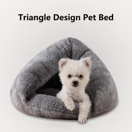 Furniture Warm Cosy Pet Bed Machine Washable Pet House For Dog&Cat Soft Kitten Sleeping Plush Pet Nest Kennel Winter Cave Small Medium Pet