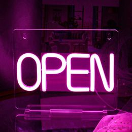 LED Neon Sign Neon Sign Custom OPEN Business Light Ultra Bright LED Decorate Shop BAR Instruct Advertising Lamp R230613