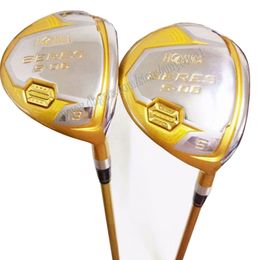 New Golf Clubs HONMA S-06 Golf Fairway Wood 4 Star 3/5wood Loft Golf wood Graphite shaft and Clubs head Cover Free Shipping