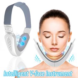 Face Massager Lifting Device V Shape Lift Double Chin Remover Jawline Massagers Ems Machine Massage Tool 230613